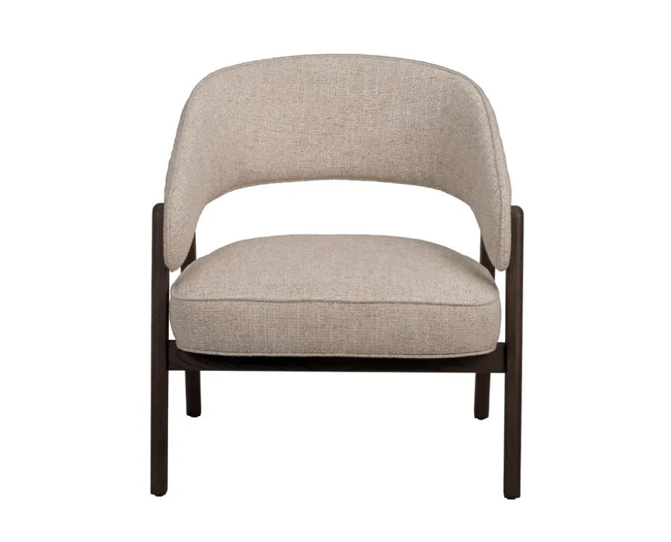 Barnaby Loungestol | Ljusbeige/Brun Ek