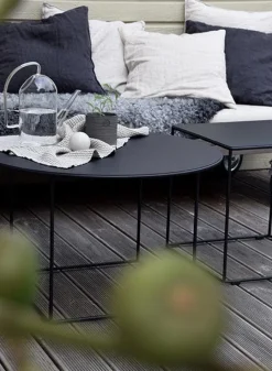 Barr Kvadrat Sidobord | Svart