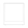Barr Kvadrat Sidobord | Vit