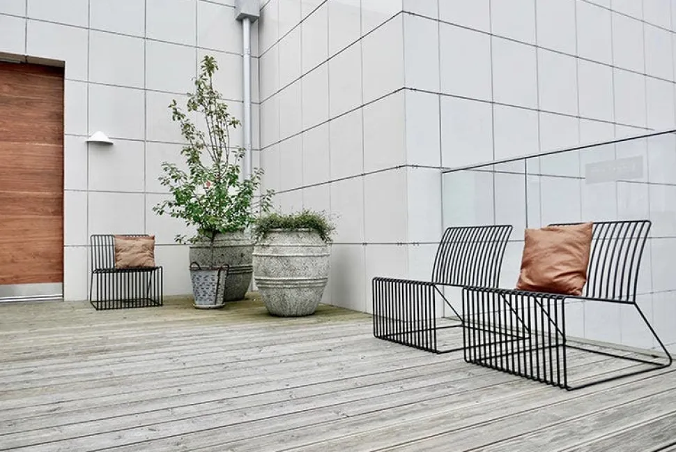Barr Loungestol | Svart