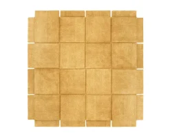 Basket Matta 245x245 | Gul