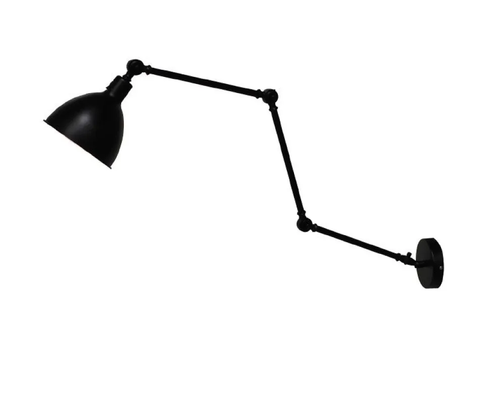 Bazar Vägglampa | Svart