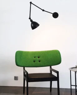 Bazar Vägglampa | Svart