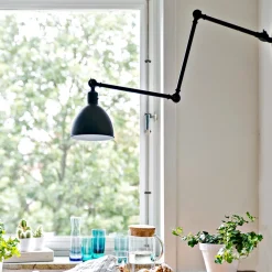 Bazar Vägglampa | Svart
