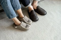 Beatrice Fårskinnstofflor Chestnut | Storlek 36