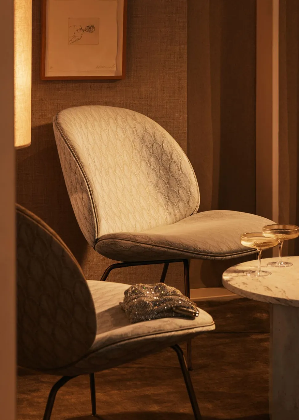 Beetle Lounge Chair | Helklädd, 4-star Base