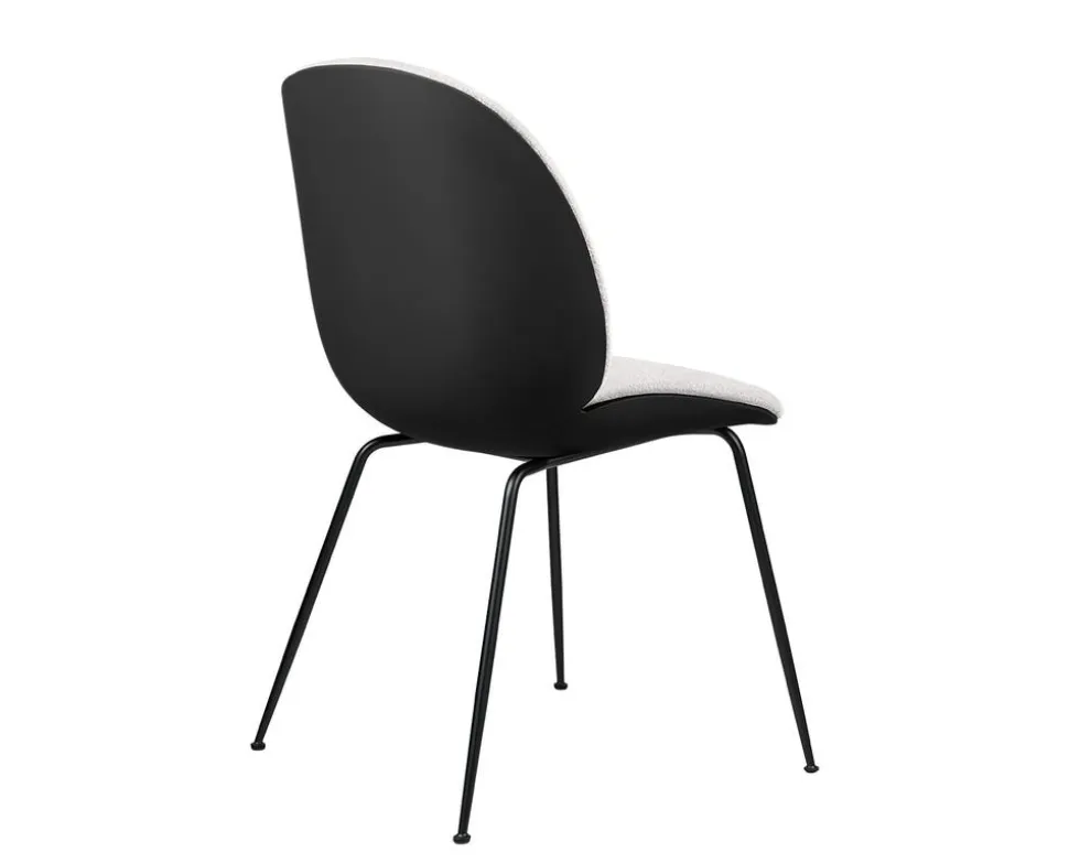 Beetle Stol | Frontklädd, Conic metallben