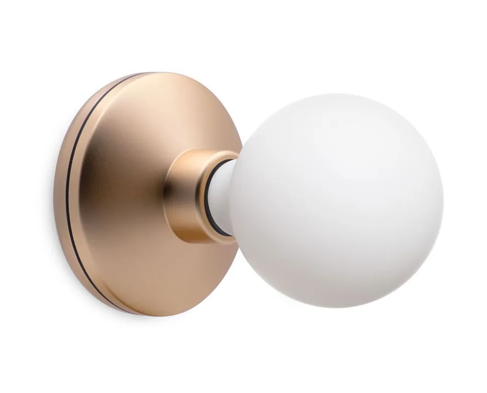 Bee Vägglampa | Guld | Frostat Glas