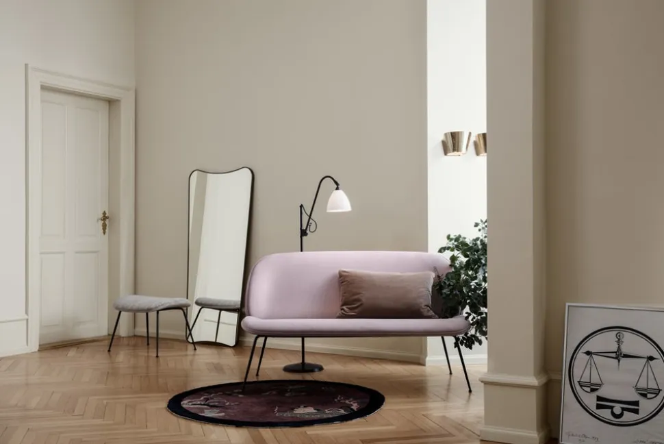Bestlite BL3 Golvlampa Ø16 | Mässing, Bone China