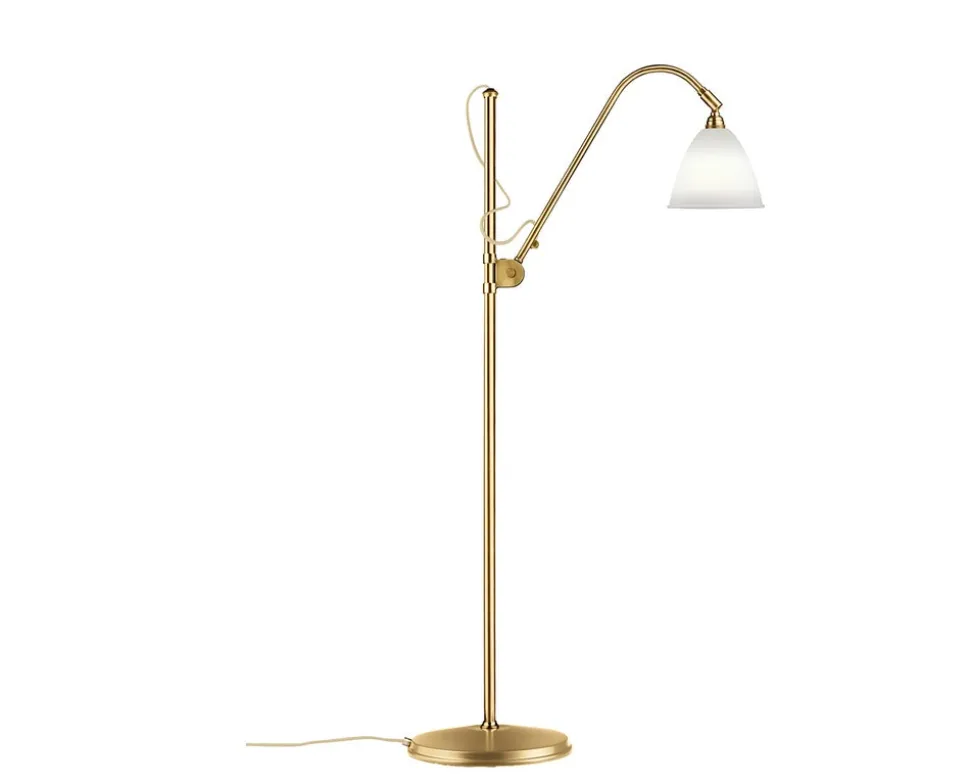 Bestlite BL3 Golvlampa Ø16 | Mässing, Bone China