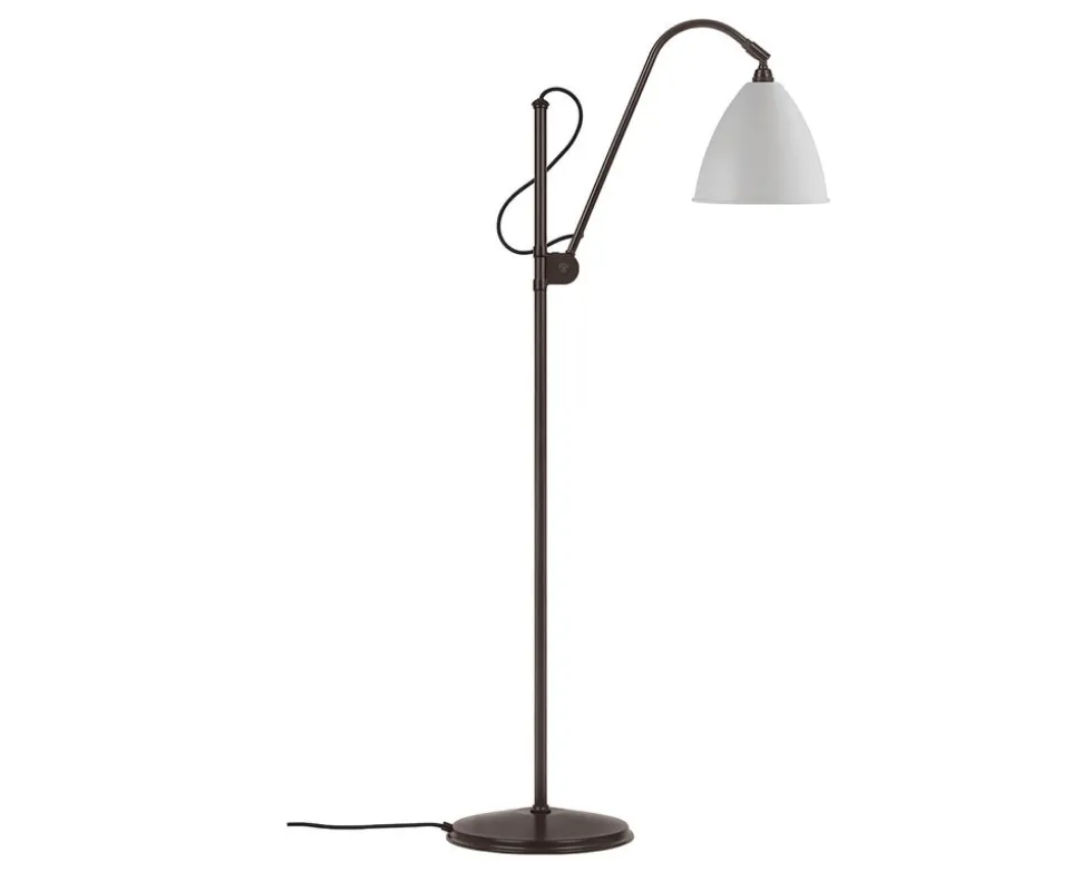 Bestlite BL3 Golvlampa Ø21 | Svart Mässing, Vit
