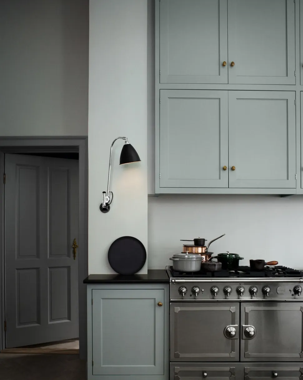 Bestlite BL6 Vägglampa | Krom, Bone China