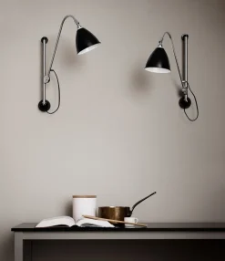 Bestlite BL5 Vägglampa | Svart Mässing, Bone China