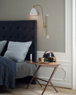 Bestlite BL5 Vägglampa | Svart Mässing, Bone China
