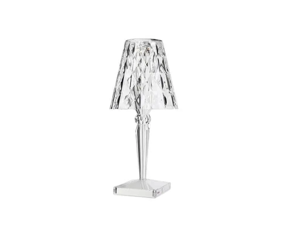 Big Battery lampa Crystal, nätansluten
