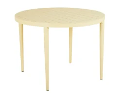 Bigby Matbord Ø100 | Gul