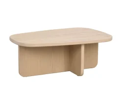 Billings Soffbord 89x59 | Vitpigmenterad Ek