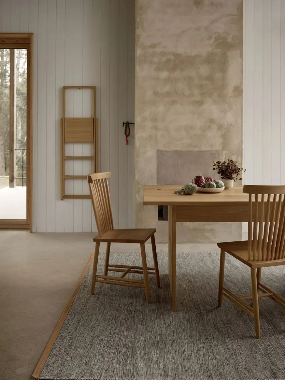 Björk Matta 170x240 | Mörkgrå