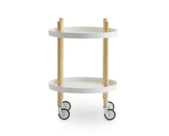 Block Bord Ø45 | Vit