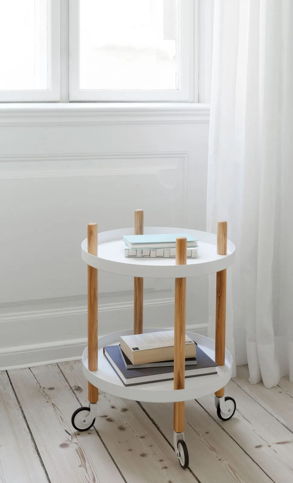 Block Bord Ø45 | Vit