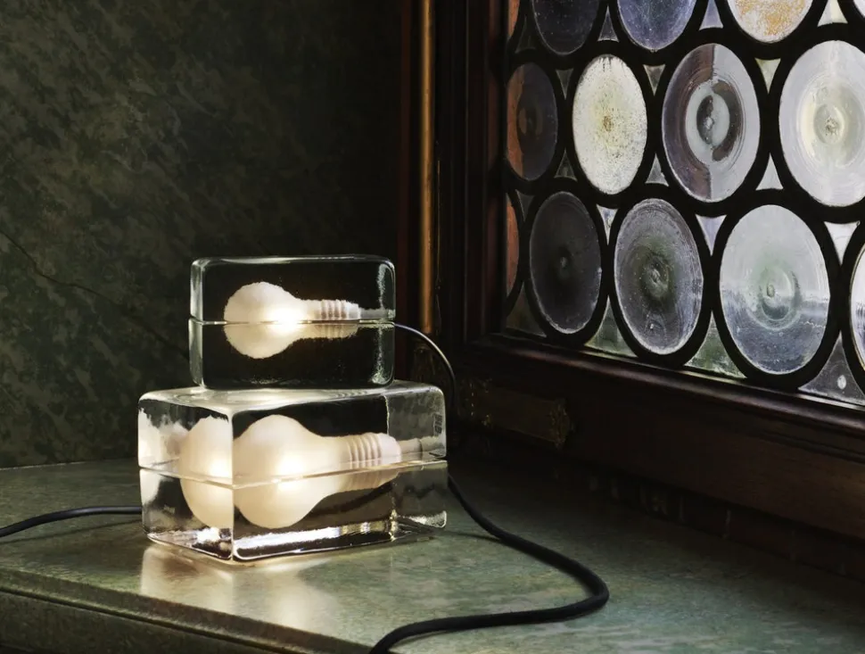 Block Lampa | Svart Textilsladd