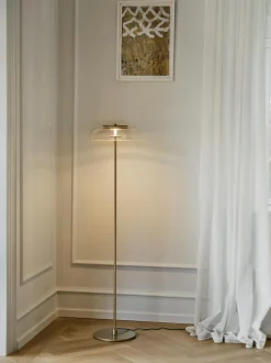 Blossi Golvlampa | Nordic Gold/Clear