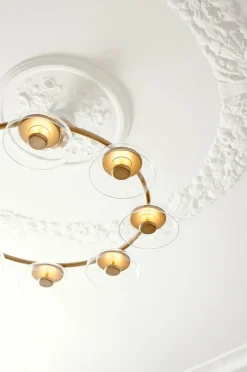 Blossi 8 Ljuskrona | Nordic Gold