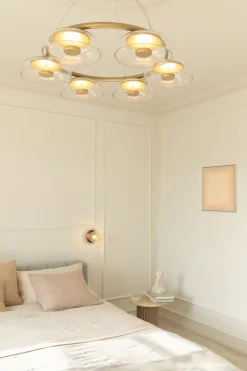 Blossi 6 Ljuskrona | Nordic Gold