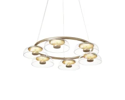 Blossi 6 Ljuskrona | Nordic Gold