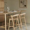 Bok Barstol SH76 | Träsits, Lackad Ek
