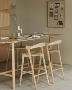 Bok Barstol SH76 | Träsits, Lackad Ek