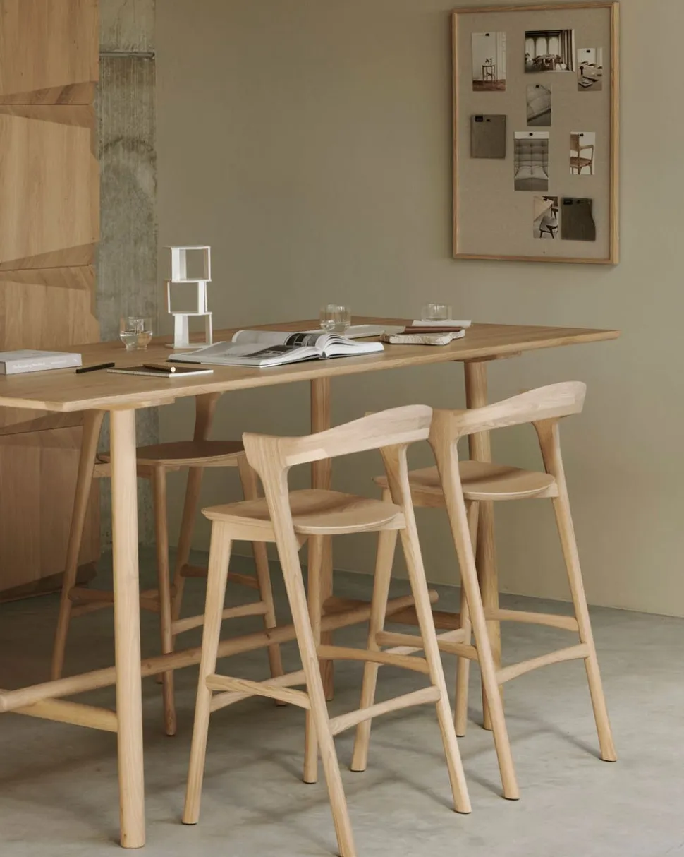 Bok Barstol SH76 | Träsits, Lackad Ek