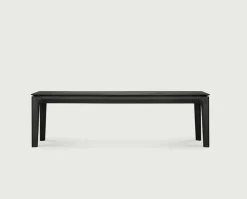 Bok Bänk | Svart Ek | 166 cm