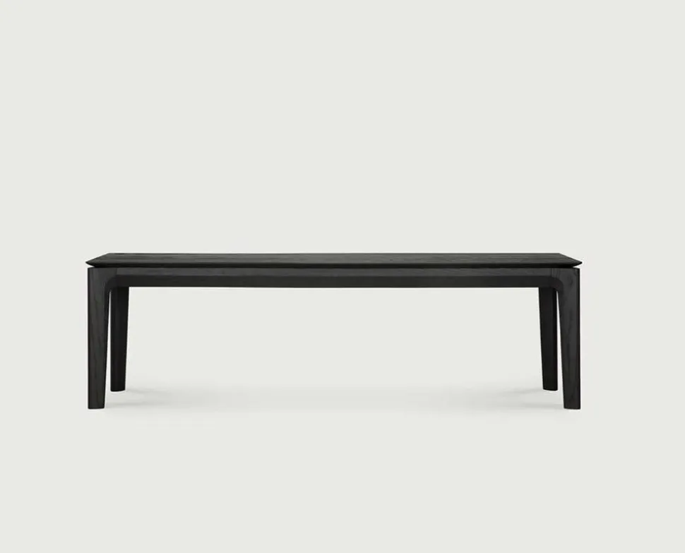 Bok Bänk | Svart Ek | 166 cm