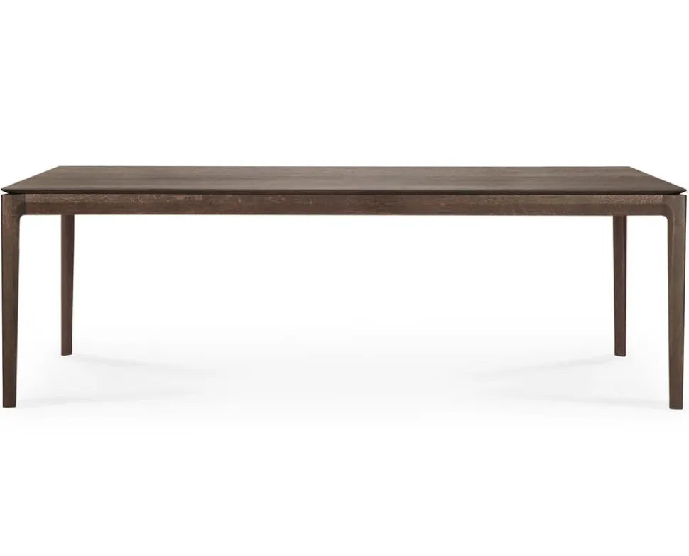 Bok Matbord Brunlackad Ek | 240x100 cm
