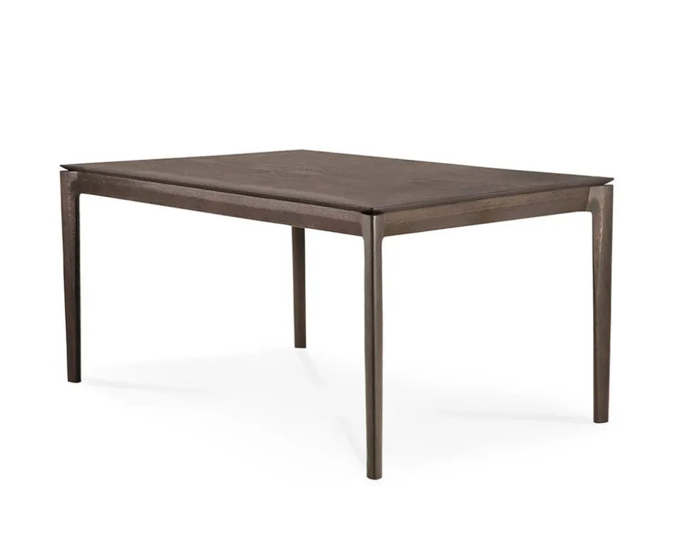 Bok Matbord Brunlackad Ek | 140x80 cm