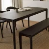 Bok Matbord Brunlackad Ek | 220x95 cm