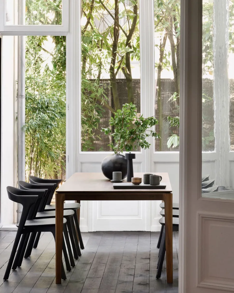 Bok Matbord Brunlackad Teak | 240x100