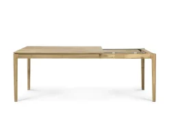 Bok Matbord | Lackad Ek | 140-220x90