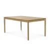Bok Matbord | Lackad Ek | 160-240x90