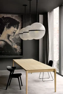 Bok Matbord | Lackad Ek | 160-240x90