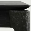 Bok Matbord | Svart Ek | 160-240x90