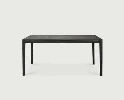 Bok Matbord | Svart Ek | 160-240x90