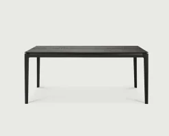 Bok Matbord | Svart Ek | 180-280x100