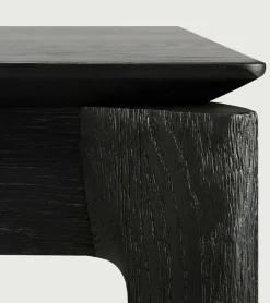 Bok Matbord | Svart Ek | 180-280x100