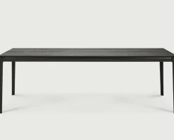 Bok Matbord Svartlackad Ek | 240x100 cm