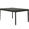 Bok Matbord Svartlackad Ek | 140x80 cm