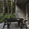 Bok Outdoor Matbord 300 | Svartlackad teak