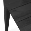 Bok Outdoor Matbord 162 | Svartlackad teak