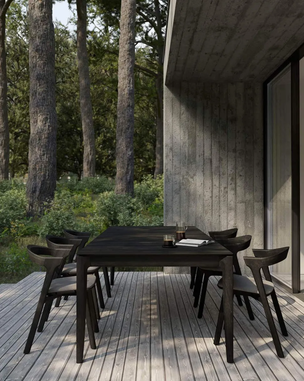 Bok Outdoor Stol | Svartlack, Mocha